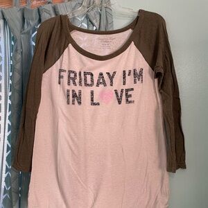 American eagle The cure lyrics Long Sleeve graphic tee